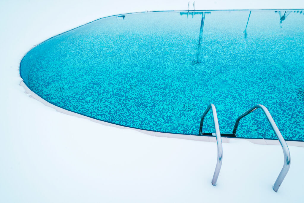 prepare your pool for snow and ice